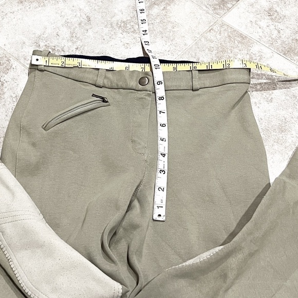 Impact Equestrian Women’s Mid Rise Riding Pants Stretchy Zip Closure Size 28/6 - Picture 6 of 9